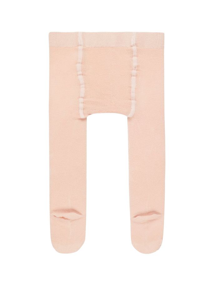 Name it Baby Girl Solid Pink Tights BACK