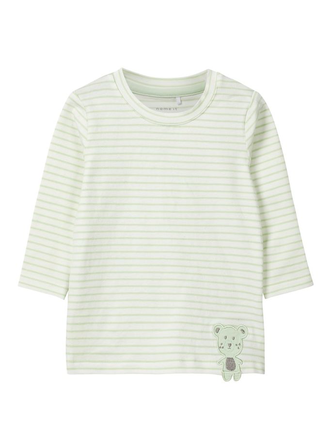 Name it Baby Boy Stripy Teddy Bear Top