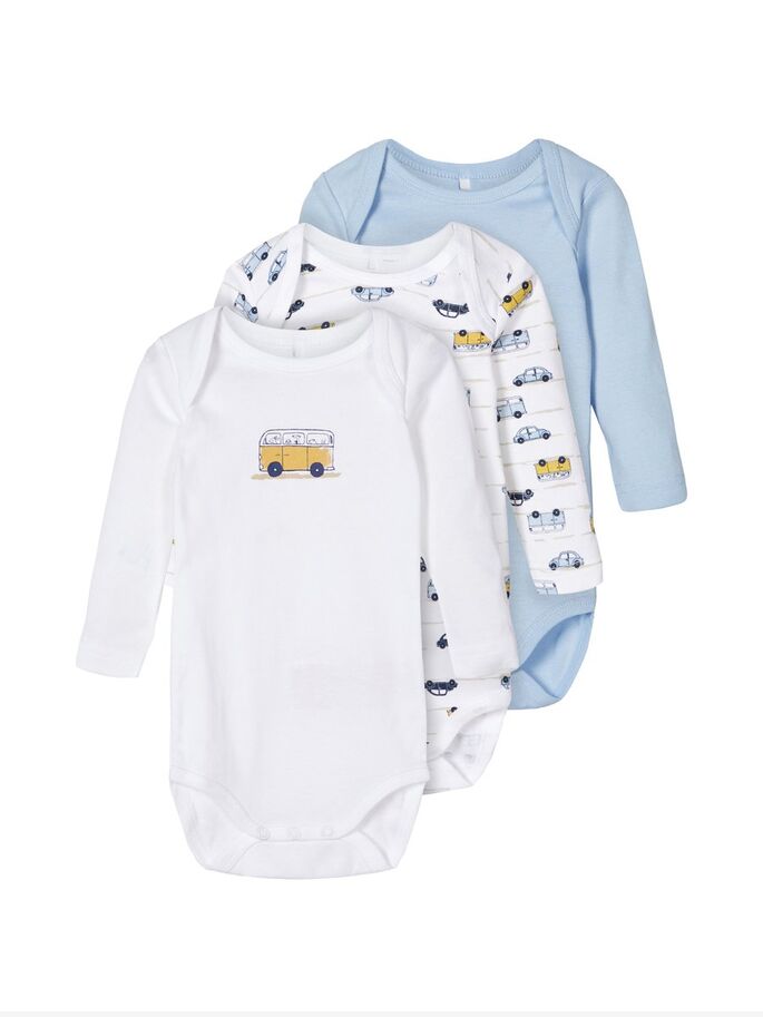 Name it Baby Boy 3-Pack Bodysuits / Vests