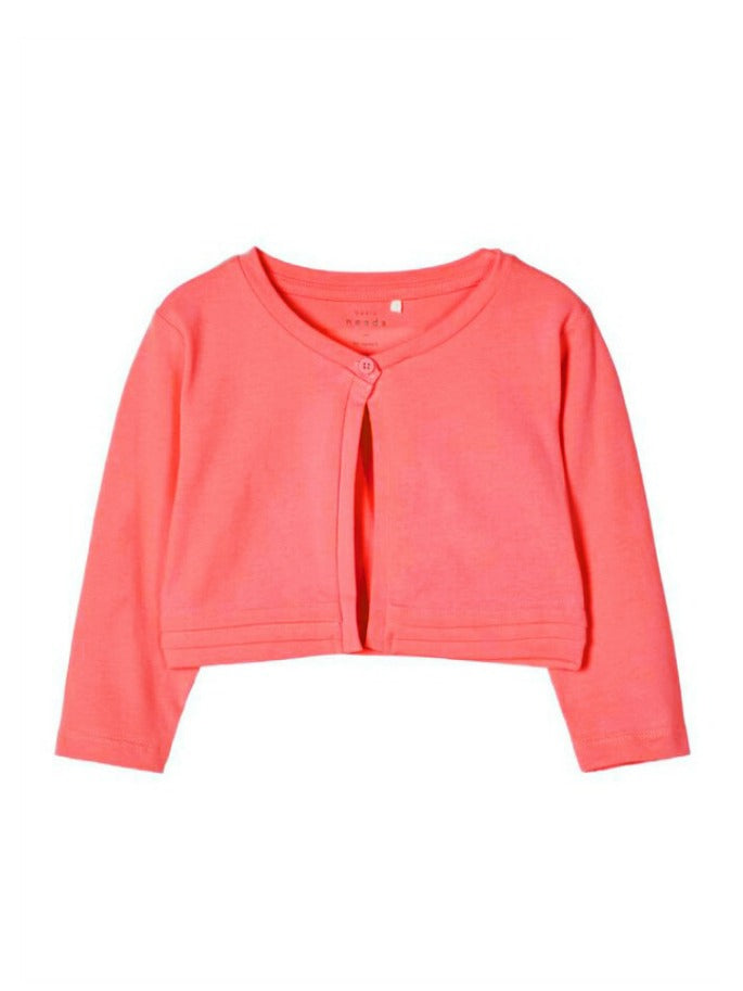 Name it Mini Girl Coral Bolero with 3/4 Length Sleeves