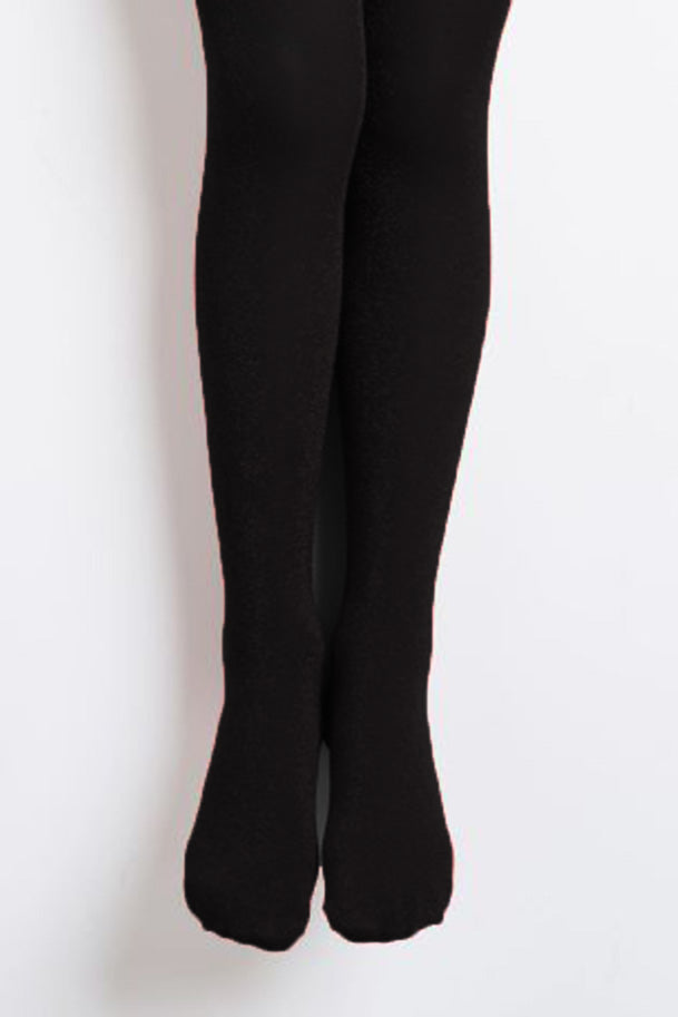 Name it Girls Solid Black Tights