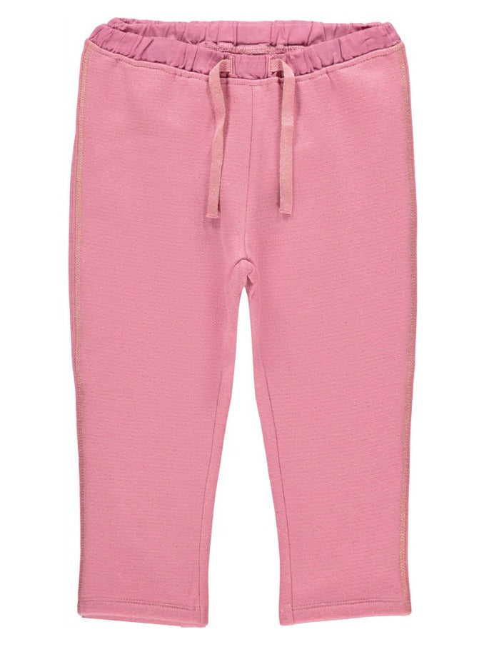 Name it Mini Girl Pink Sweat Pants with Adjustable Waist