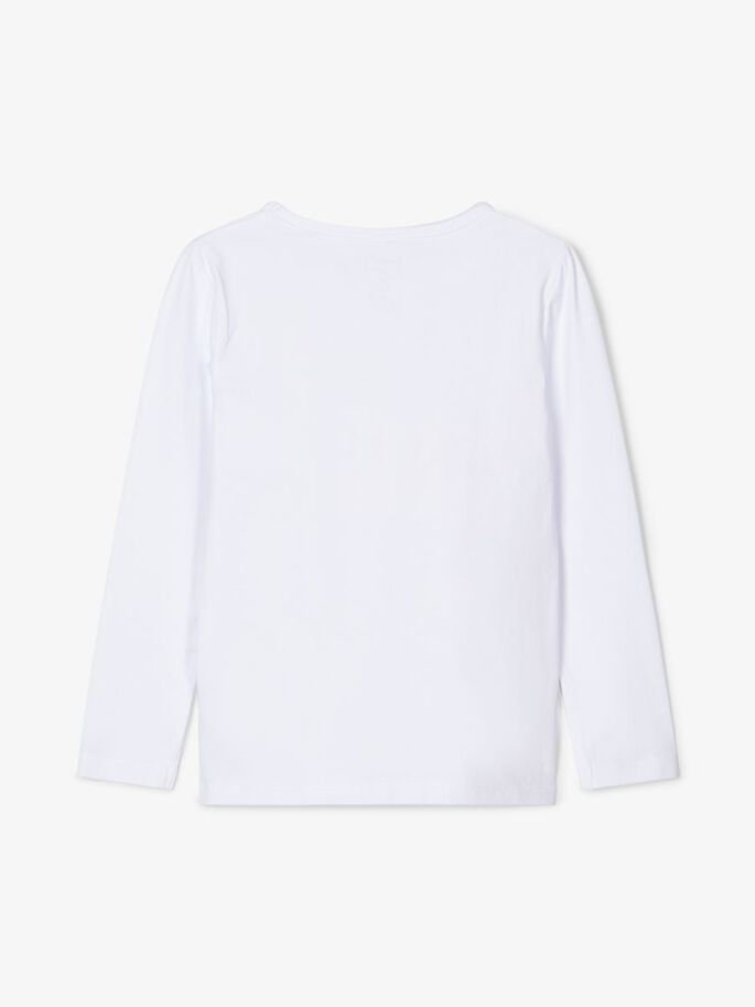 Name it Girls Smiley Face Long Sleeved Cotton Top