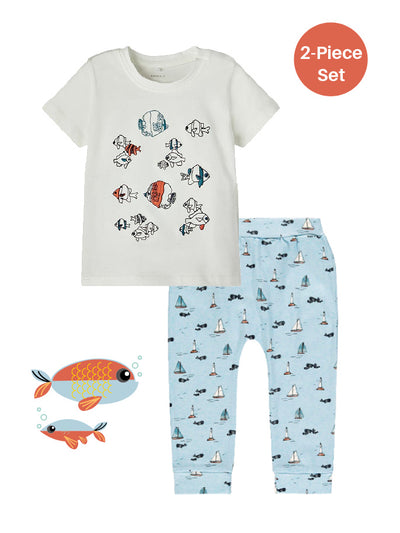 Name it Baby Boy 2-Piece Short Sleeve Set