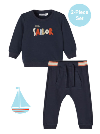 Name it Baby Boy 2-Piece Sweat Top and Pants Set