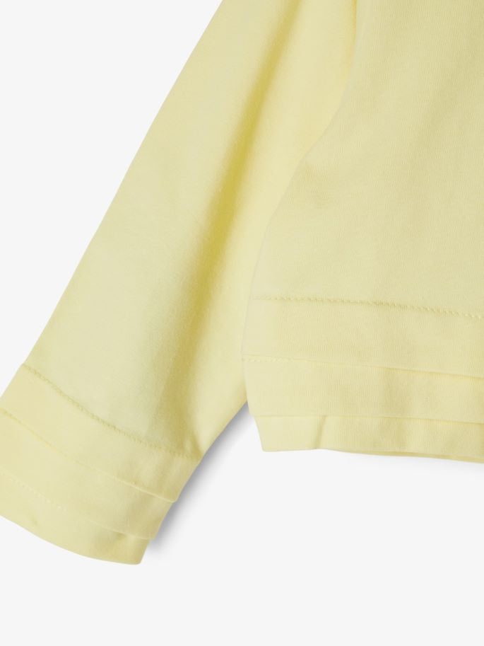 Name it Mini Girl Lemon Cotton Bolero with 3/4 Length Sleeves