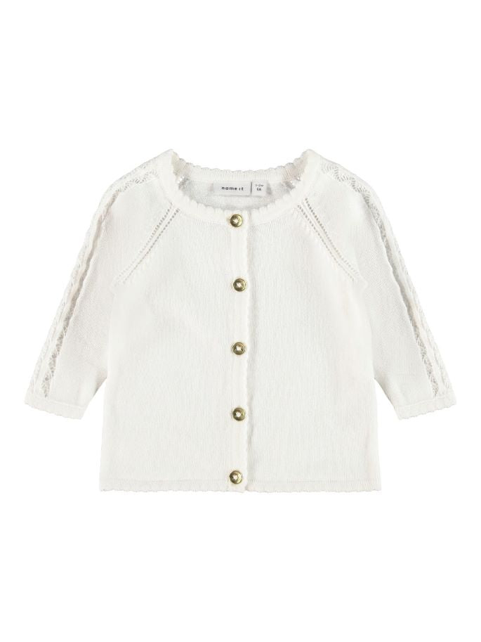 Name it Baby Girl Soft Knit Cotton Cardigan