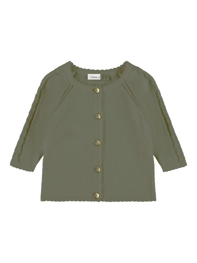 Name it Baby Girl Soft Knit Cotton Cardigan