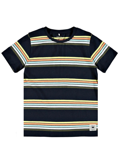 Name it Boys Short Sleeved Striped Top