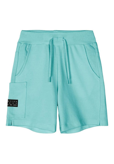 name it mini boys bright blue sweat shorts