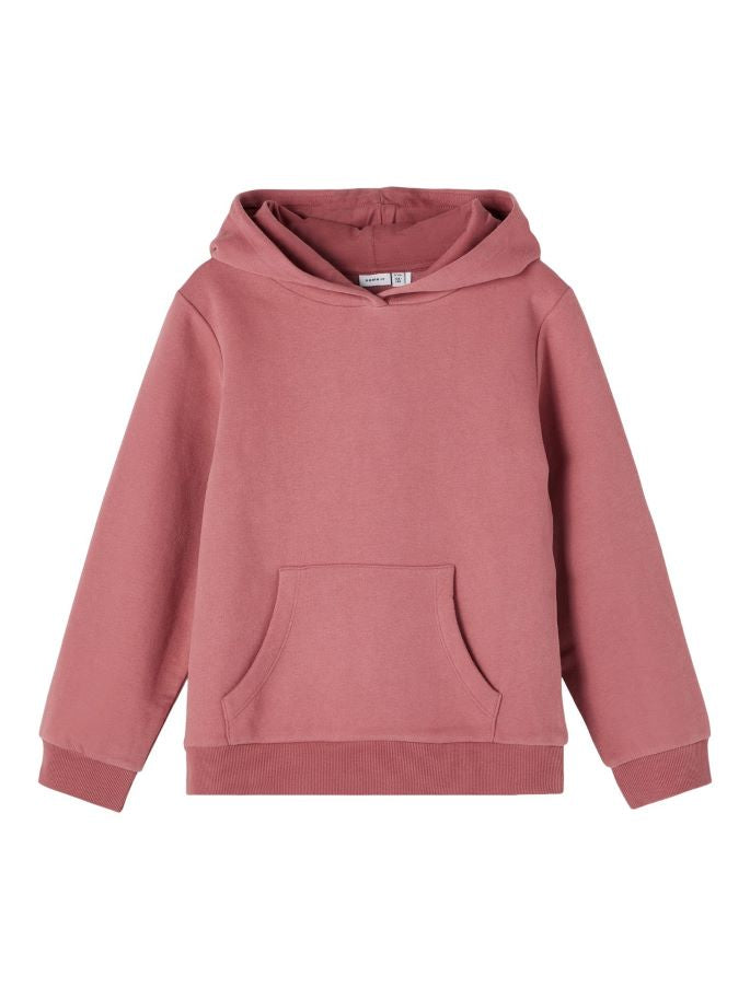 Name it Girls Dusky Pink Hoodie Sweatshirt