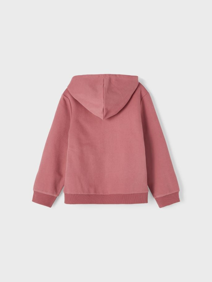 Name it Girls Dusky Pink Hoodie Sweatshirt