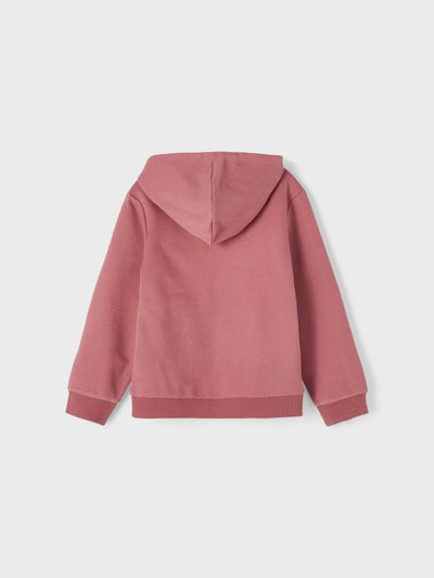 Name it Girls Dusky Pink Hoodie Sweatshirt