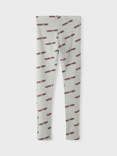 Name it Girls Grey Print Leggings