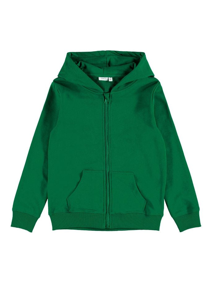 Name it Boys Solid Colour Zip-Up Hoodie Cardigan