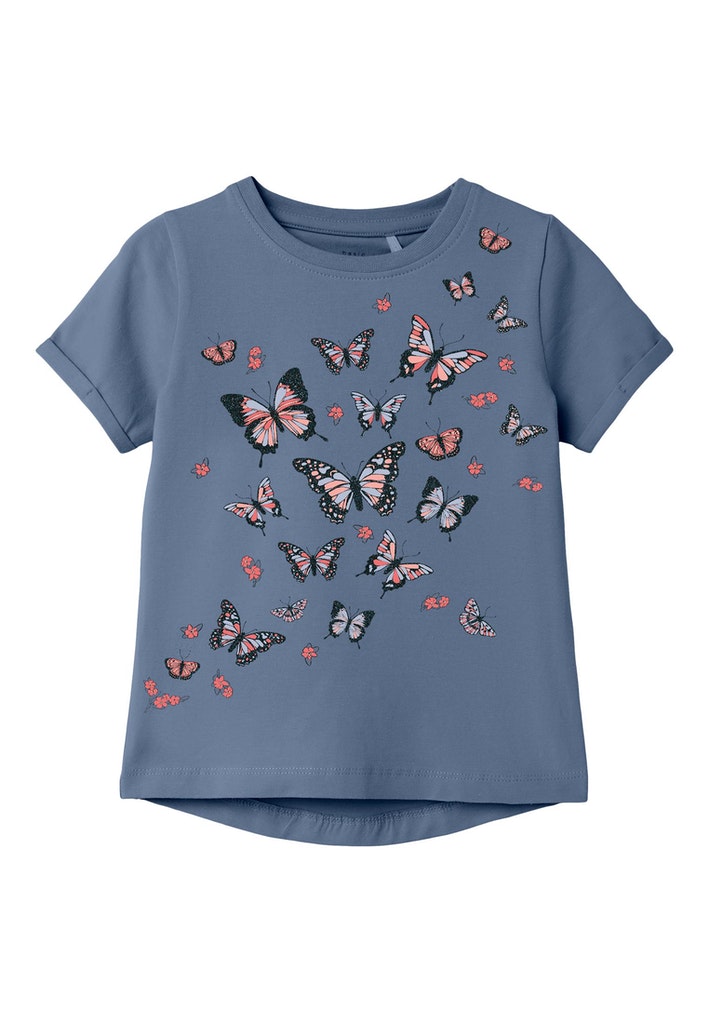 Name it Mini Girls Short Sleeved Printed T-Shirt