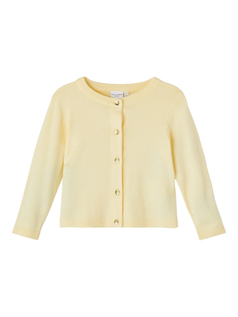 Name it Mini Girls Short Knit Cardigan - Lemon & Orange