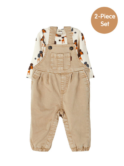 Name It Baby Boy Two-Piece Dungaree Set