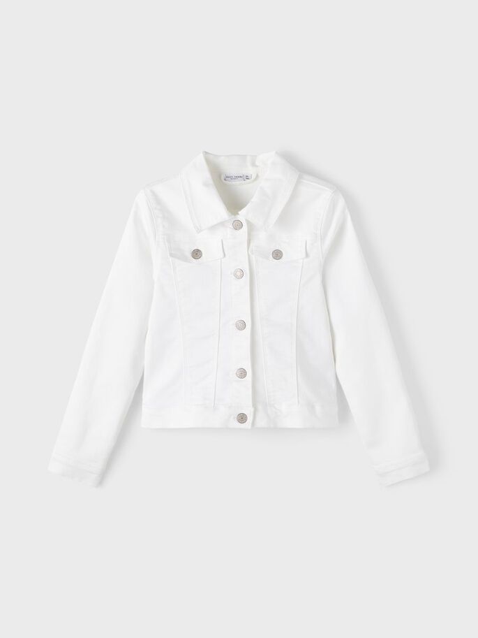 Name it Girls White Twill Jacket