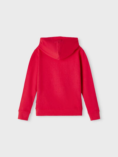 Name it Girls Red Hoodie Sweatshirt