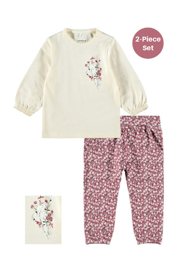 Name it Baby Girl 2-Piece Floral Set