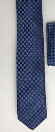 Zazzi Boys Tie with Square & Spot Pattern