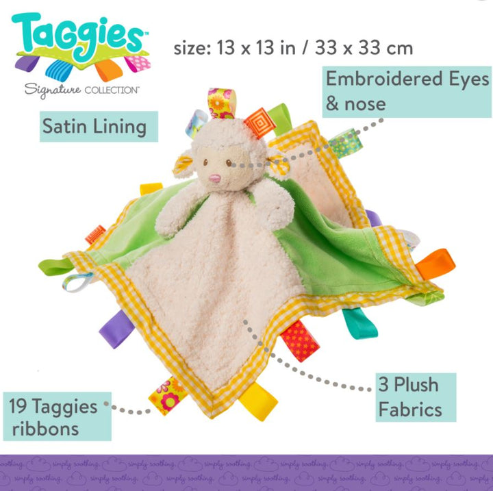 Taggies Sherbet Lamb Baby Comforter Hopscotch Kids Store