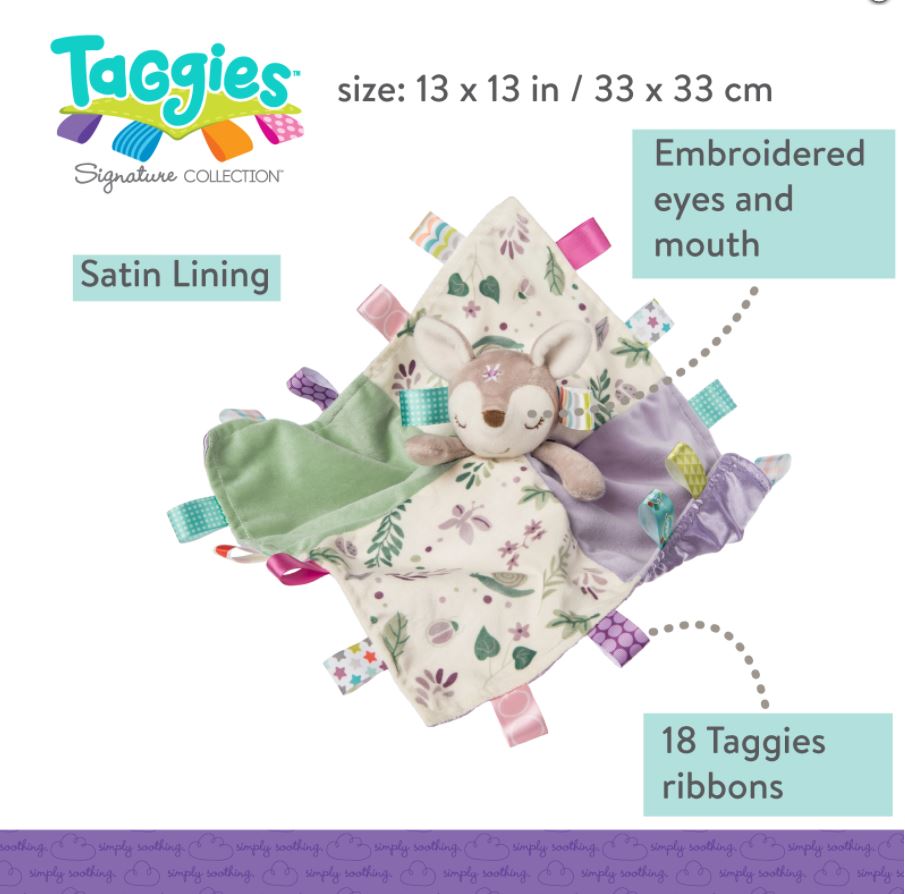 Taggies Flora Fawn Baby Comforter