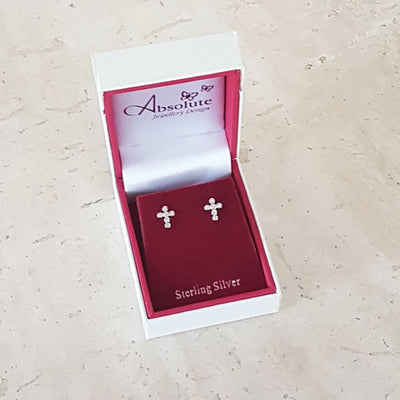 Sterling Silver Communion Earrings