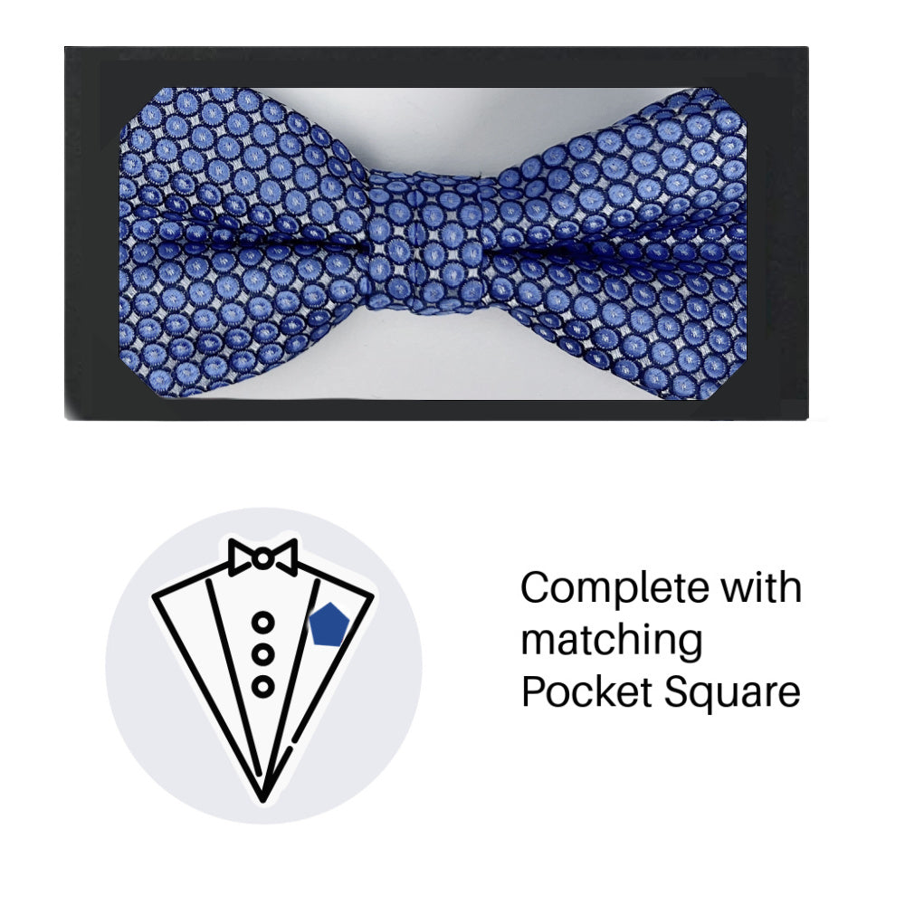 Boys Communion Bow Tie & Pocket Square - 4633-3