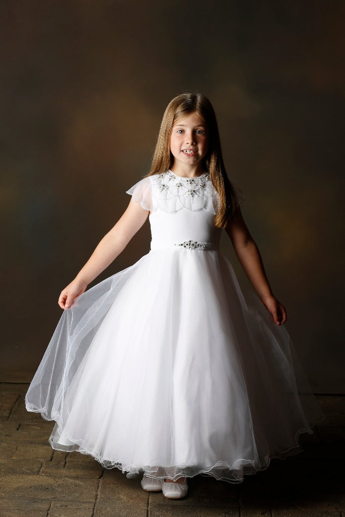 Girls TATUM Communion Dress by Little People