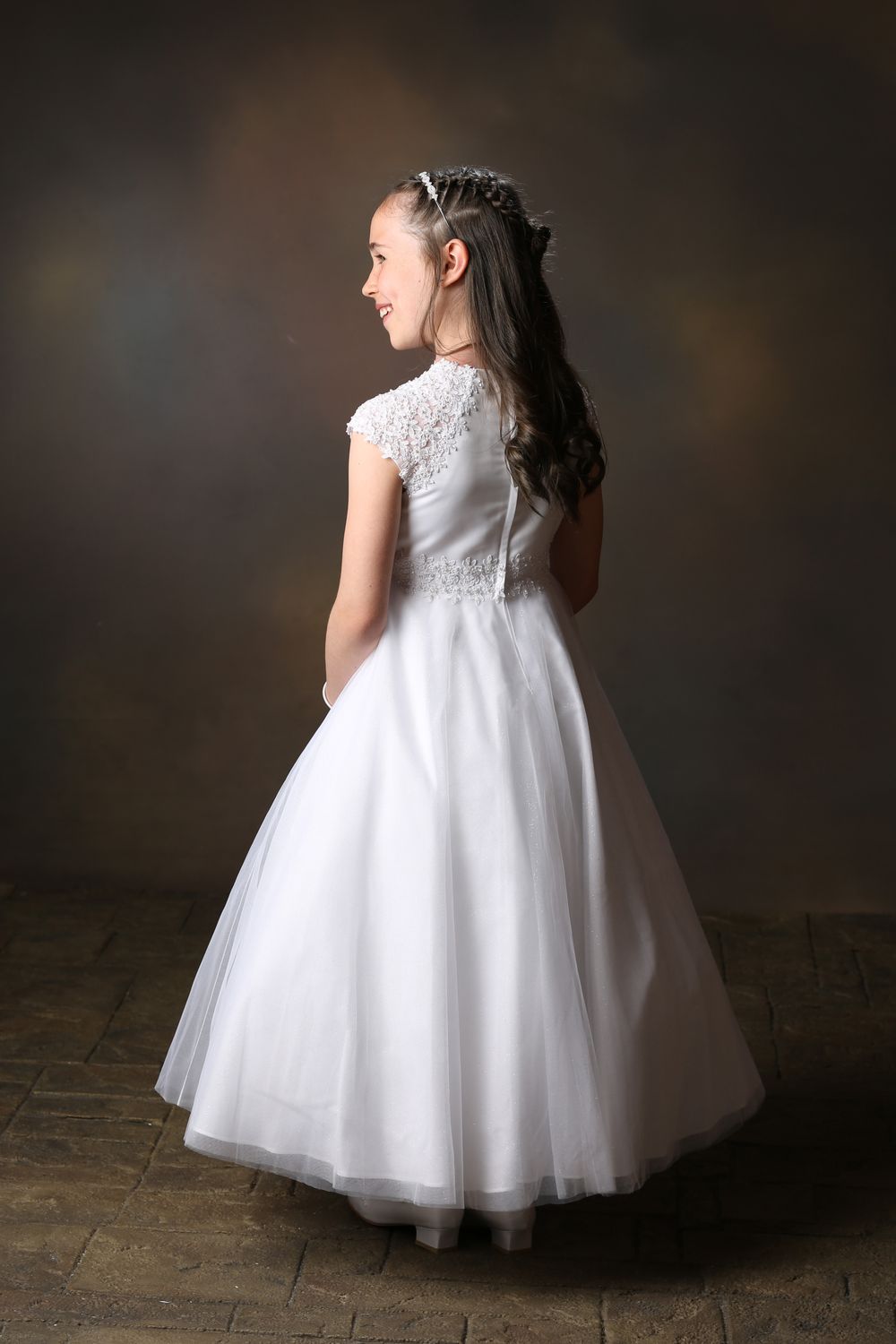 Girls Communion Dress 80712 DAISY by Little People