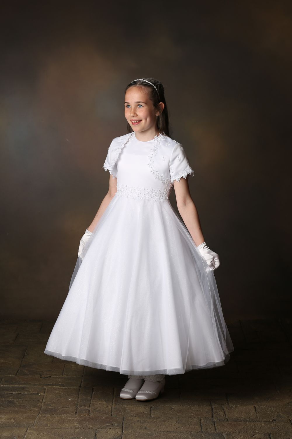 Girls Communion Dress 80712 DAISY by Little People