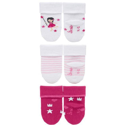 3-Pack Baby Girl Socks