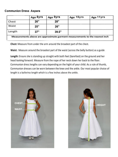Little People Communion Dress - 80744 JOY