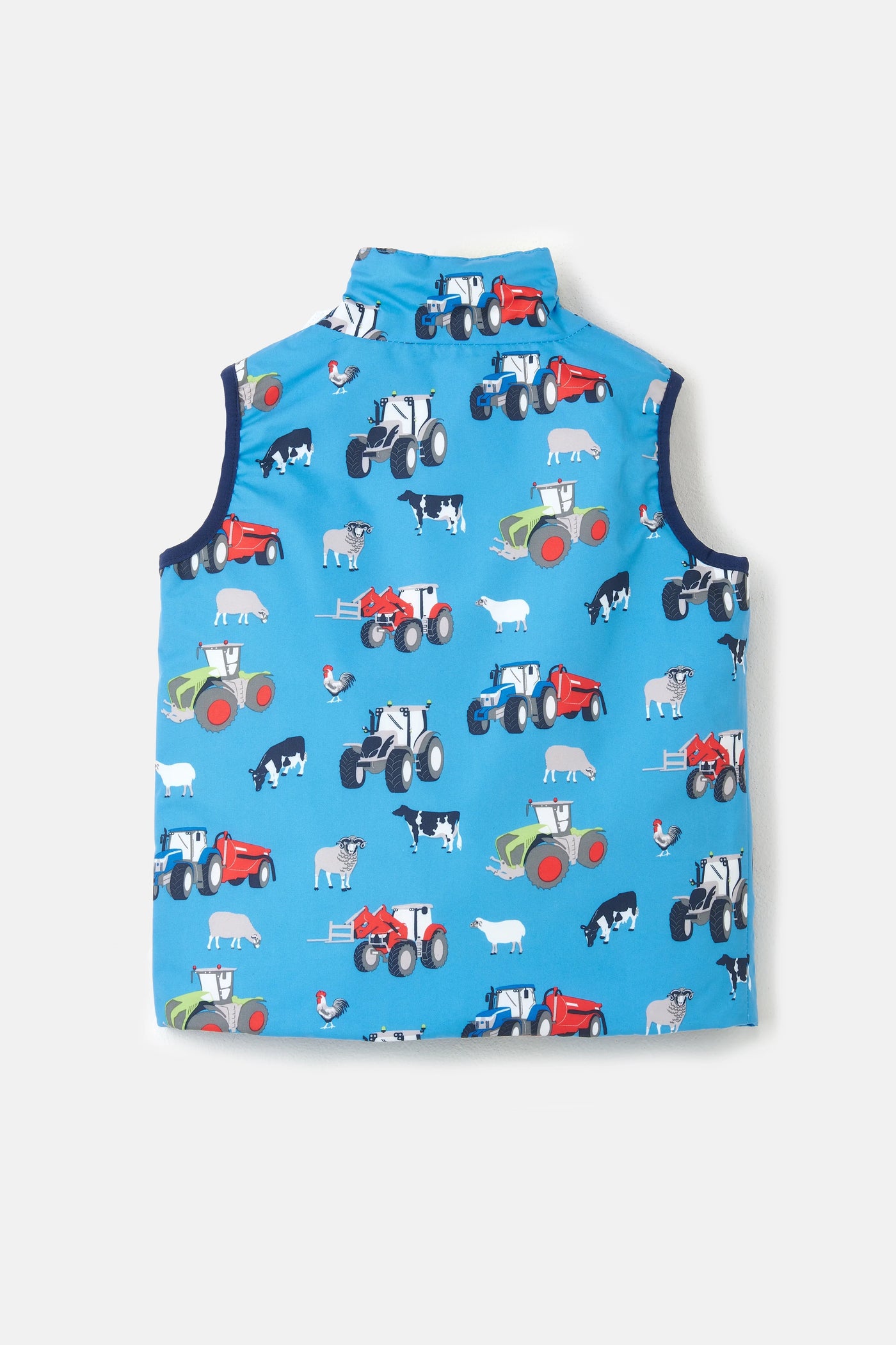 Lighthouse Boys Farm Yard Gilet - Blue Farm