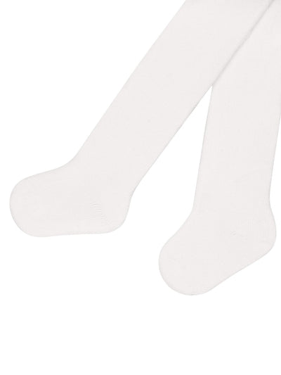 Name it Baby Girl White Tights with Lace Frill on Back
