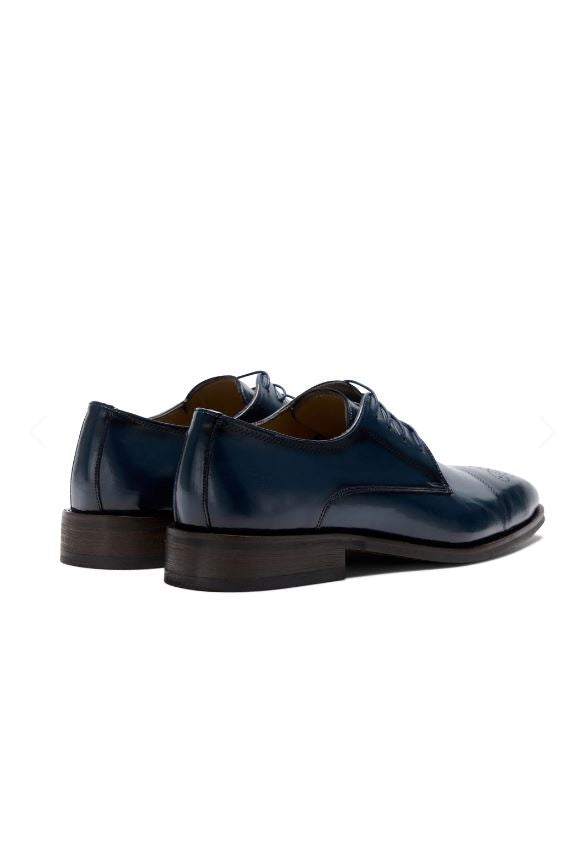 Boys Benetti LOUIS Navy Communion Shoes