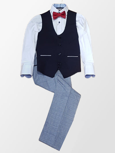 Benetti Boys 2-Piece Waistcoat Set