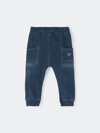Baby Boy Dark Denim Sweat Jeans