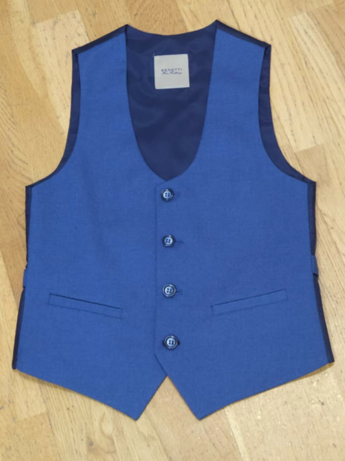 Benetti Boys Blue Waistcoat