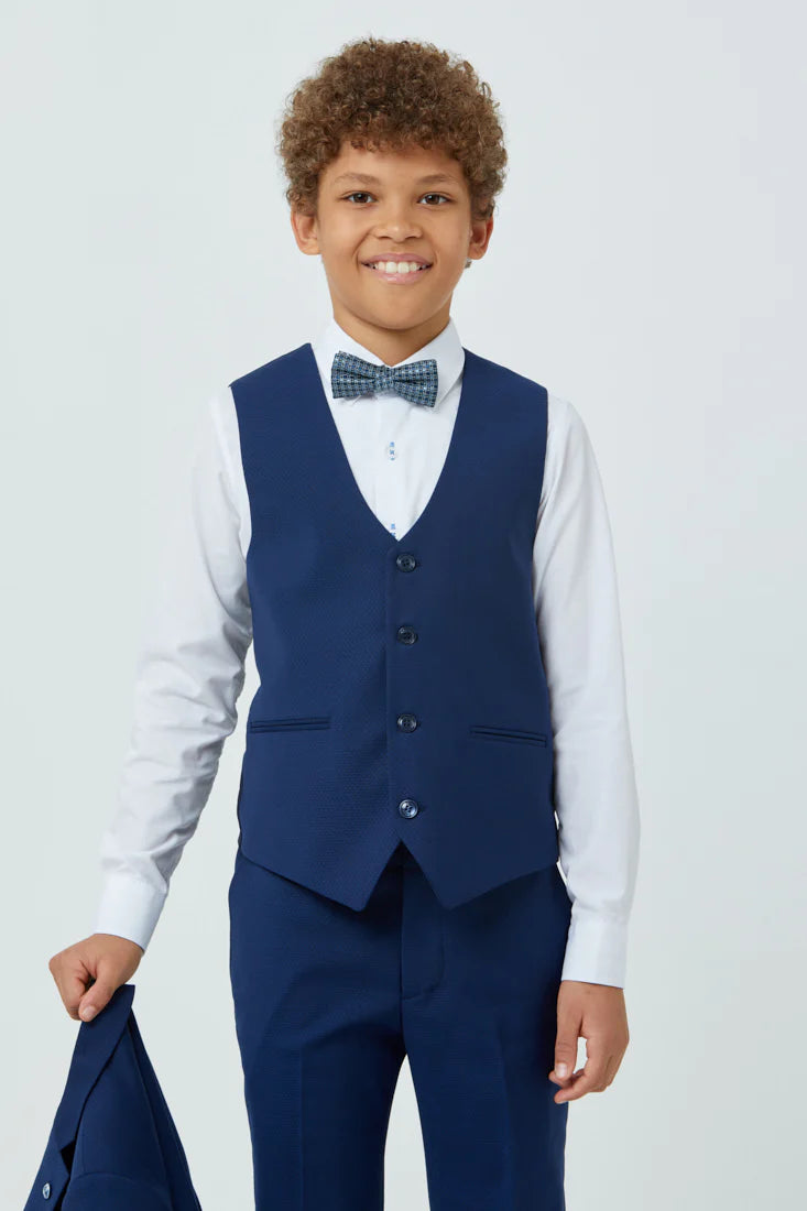 Benetti Boys Peter 3 Piece Suit Petrol Blue