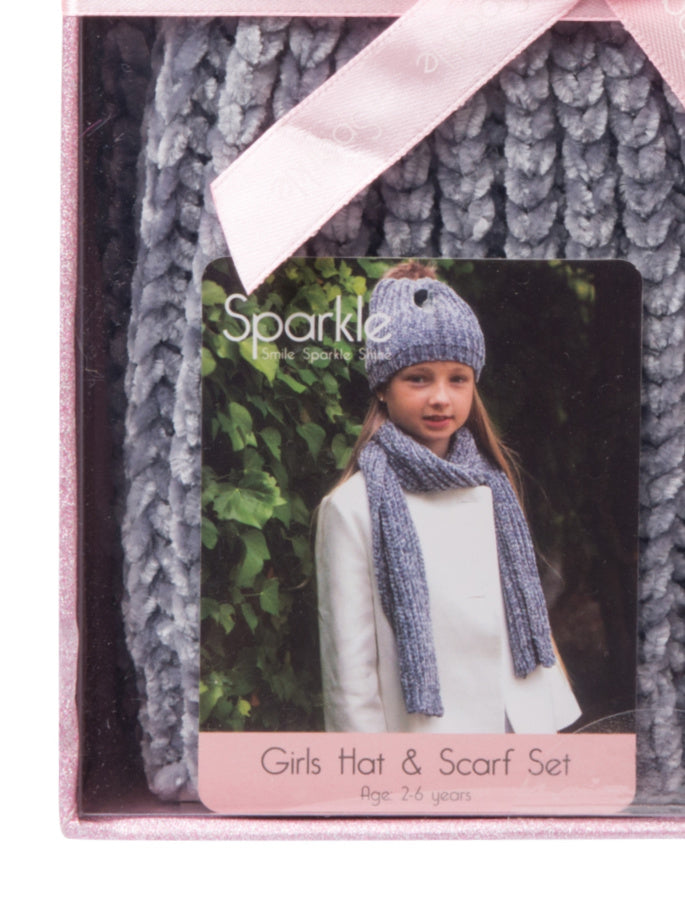 Pulse Hat and Scarf Box Set Grey