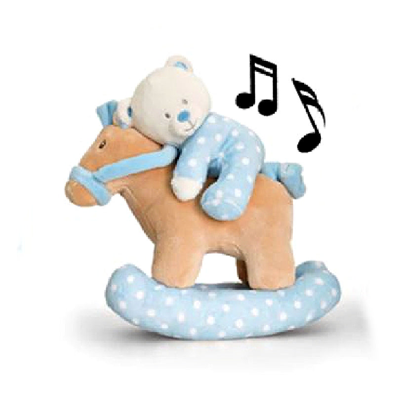 Musical Rocking Horse - Blue