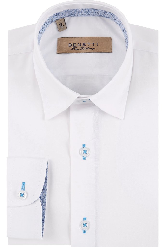 Benetti Boys White Shirt