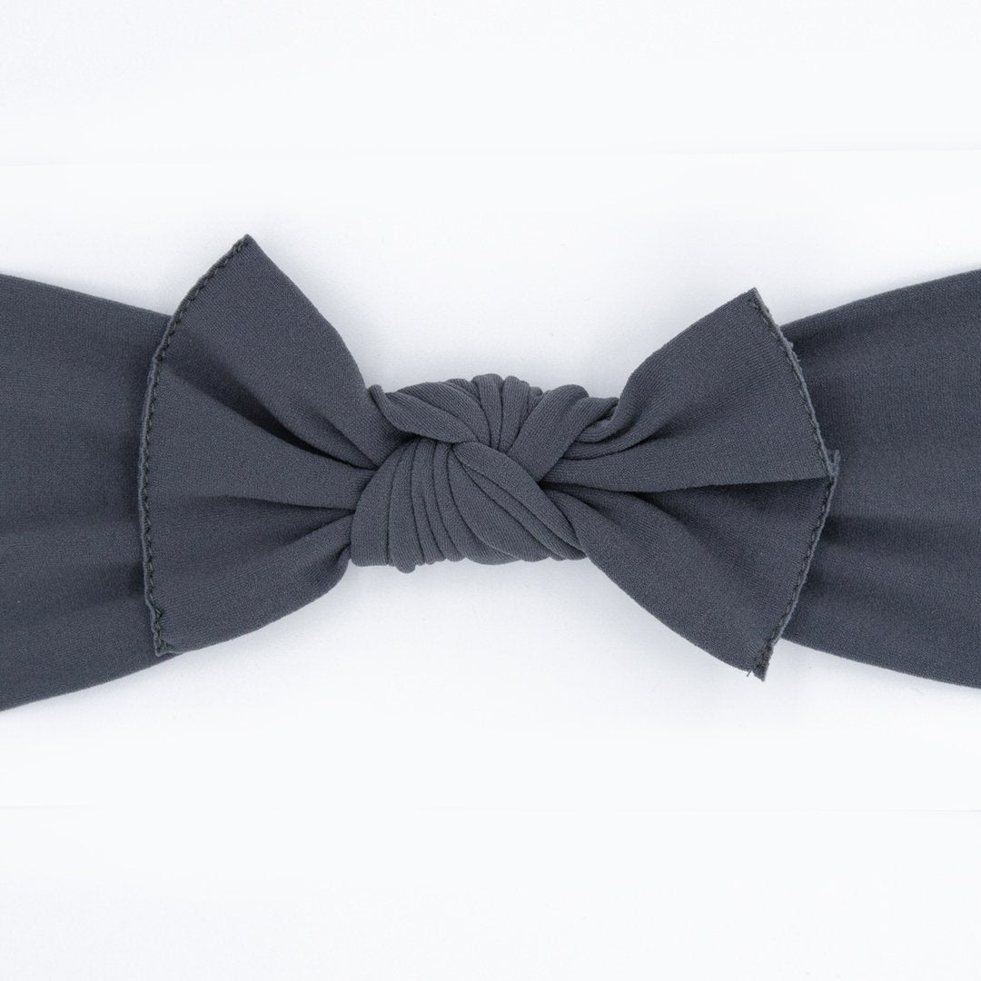 Little Bow Pip Charcoal Pippa Bow Hairband