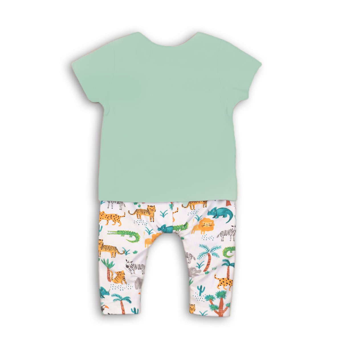 Minoti Baby Boy Top and Pants 2-Piece Jungle Set