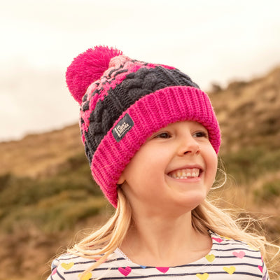 Lighthouse Girls Knitted Bobble Hat