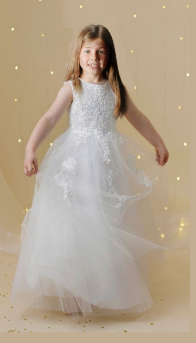 Girls Communion Dress Style FG025