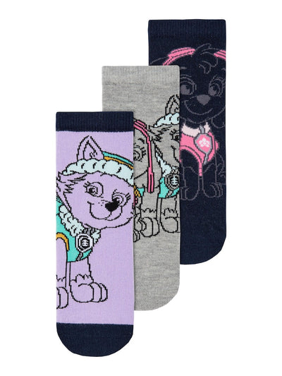 Girls PAW Patrol 3-Pack Socks